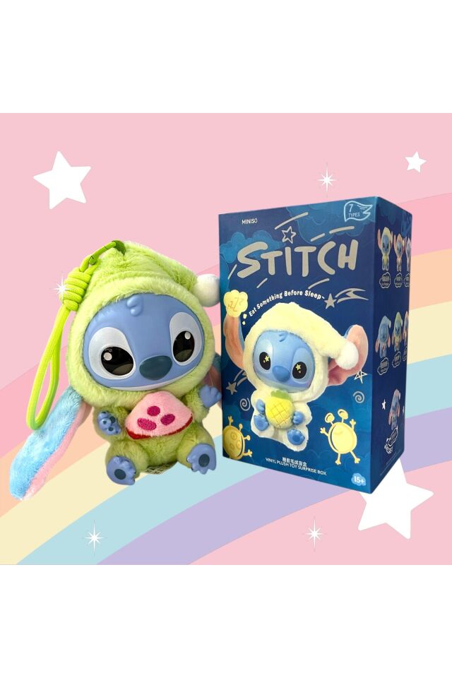 Stitch peluş miniso vnly plush toy surprise 7 farklı karakter(1 adet gönderim sağlanır)