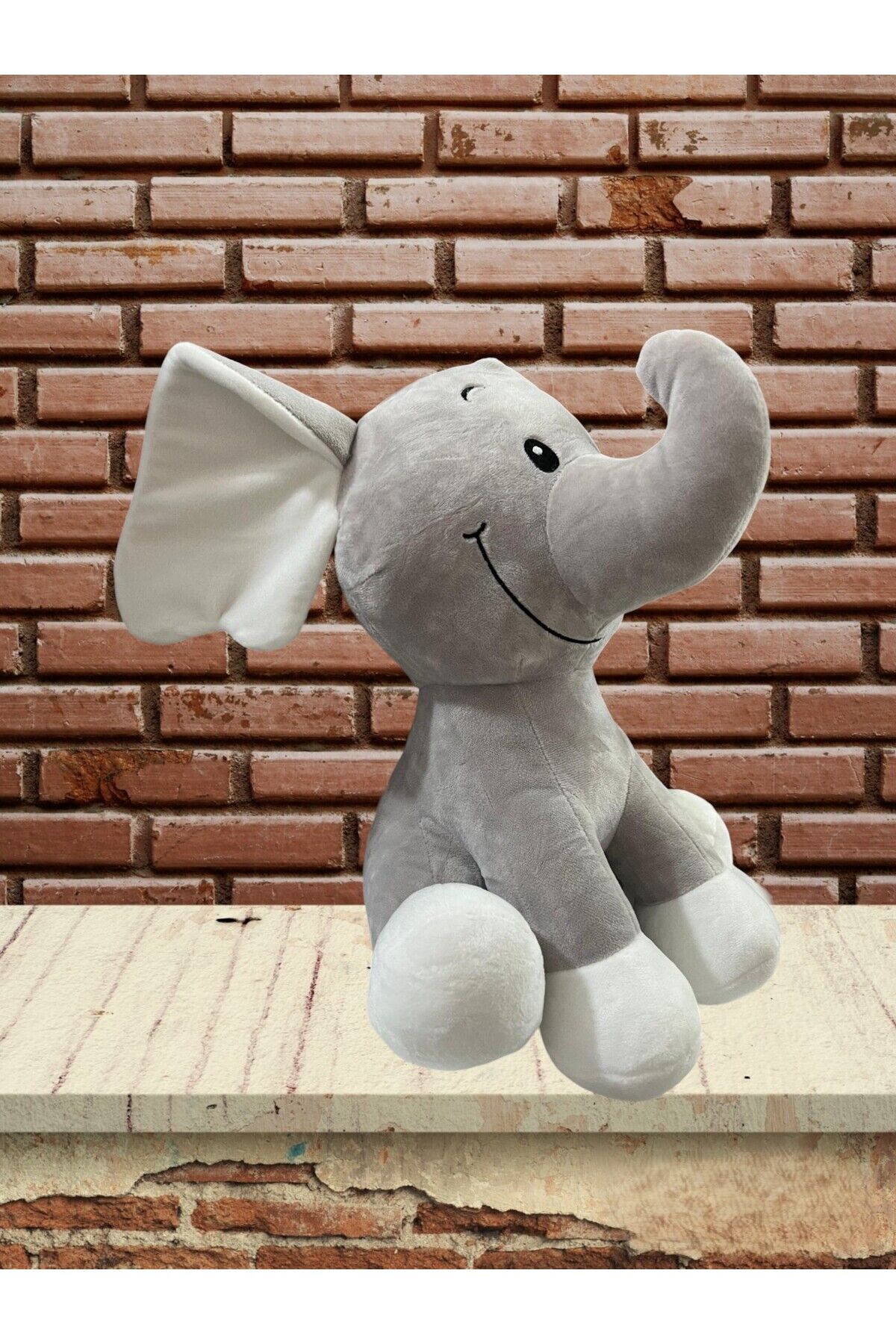 PUFFY FRİENDS ELEPHANT FİL SEVİMLİ OYUN VE UYKU ARKADAŞIM FİL 35x30 cm