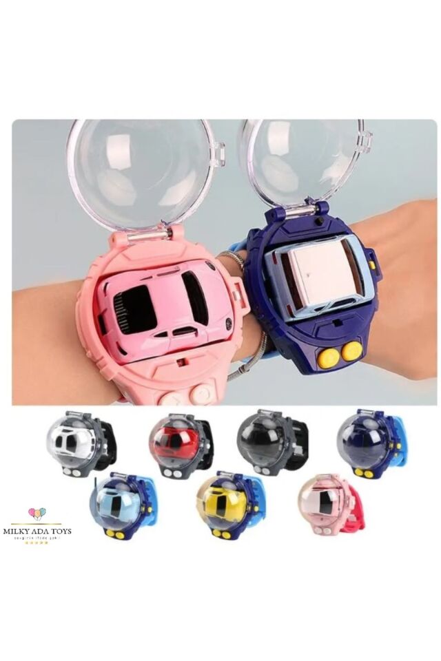 SAAT ŞEKLİNDE KOLDA TAŞINAN ve KUMANDA EDİLEN MİNİ UZAKTAN KUMANDALI ARAÇ R/C MİNİ CAR WRIST CONTROL