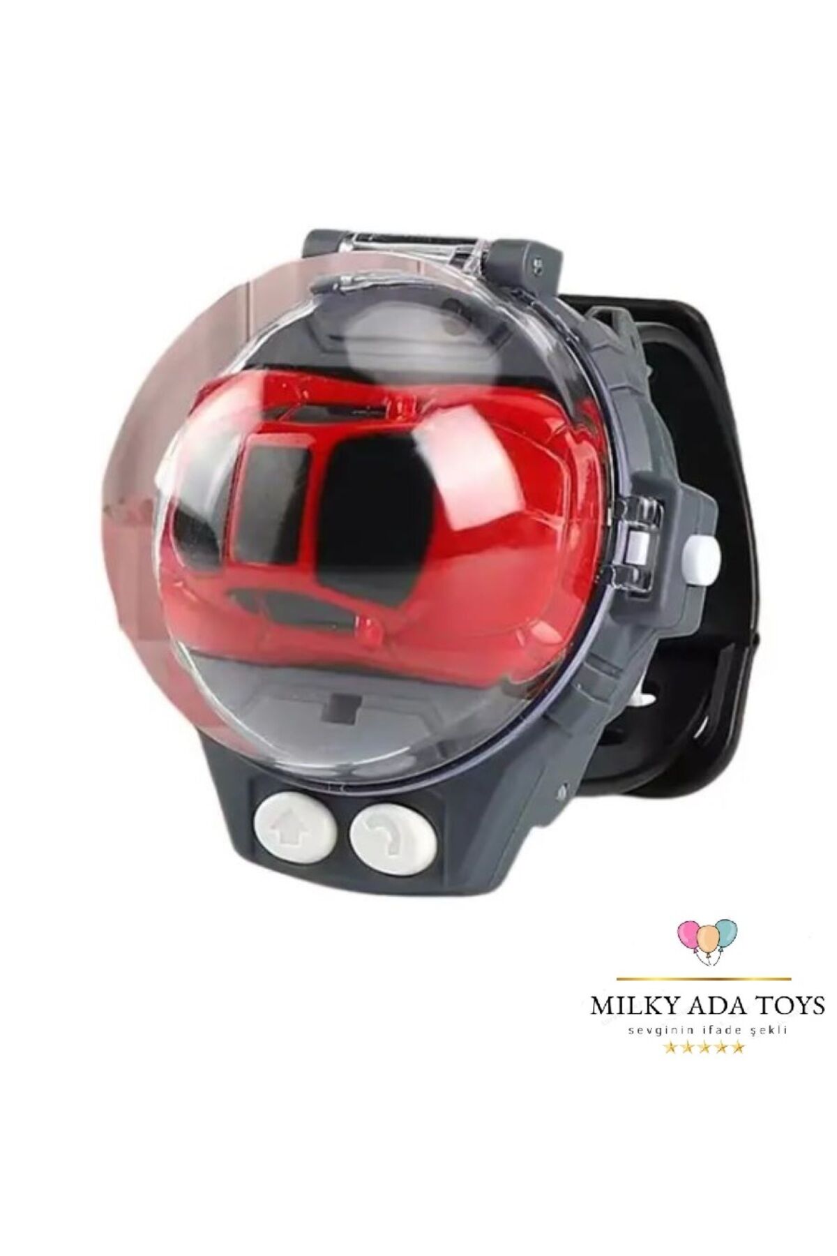 SAAT ŞEKLİNDE KOLDA TAŞINAN ve KUMANDA EDİLEN MİNİ UZAKTAN KUMANDALI ARAÇ R/C MİNİ CAR WRIST CONTROL