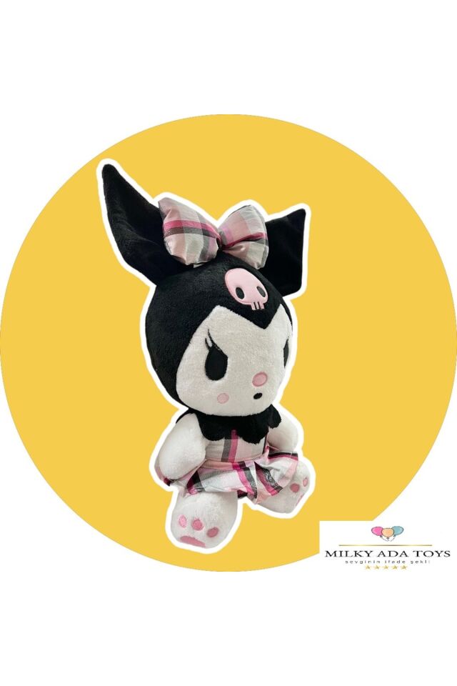 Milky Kuromi Peluş 50 cm Çok Renkli Kaliteli Kumaş Oyun ve Uyku Arkadaşı