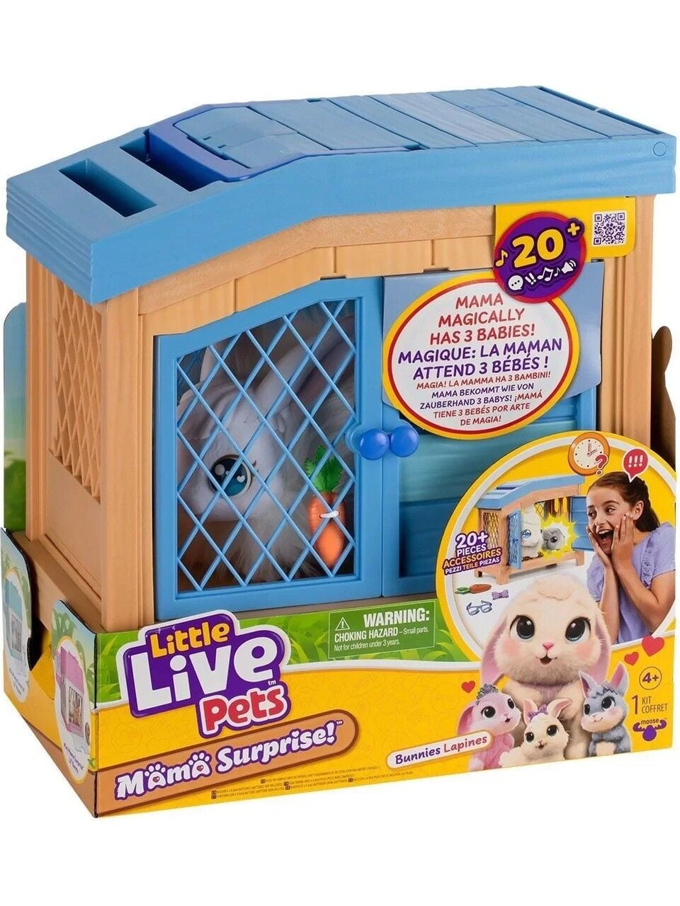 Giochi Preziosi Little Live Pets Anne Tavşan ve Yavruları Oyun Seti - 26593 LP303000