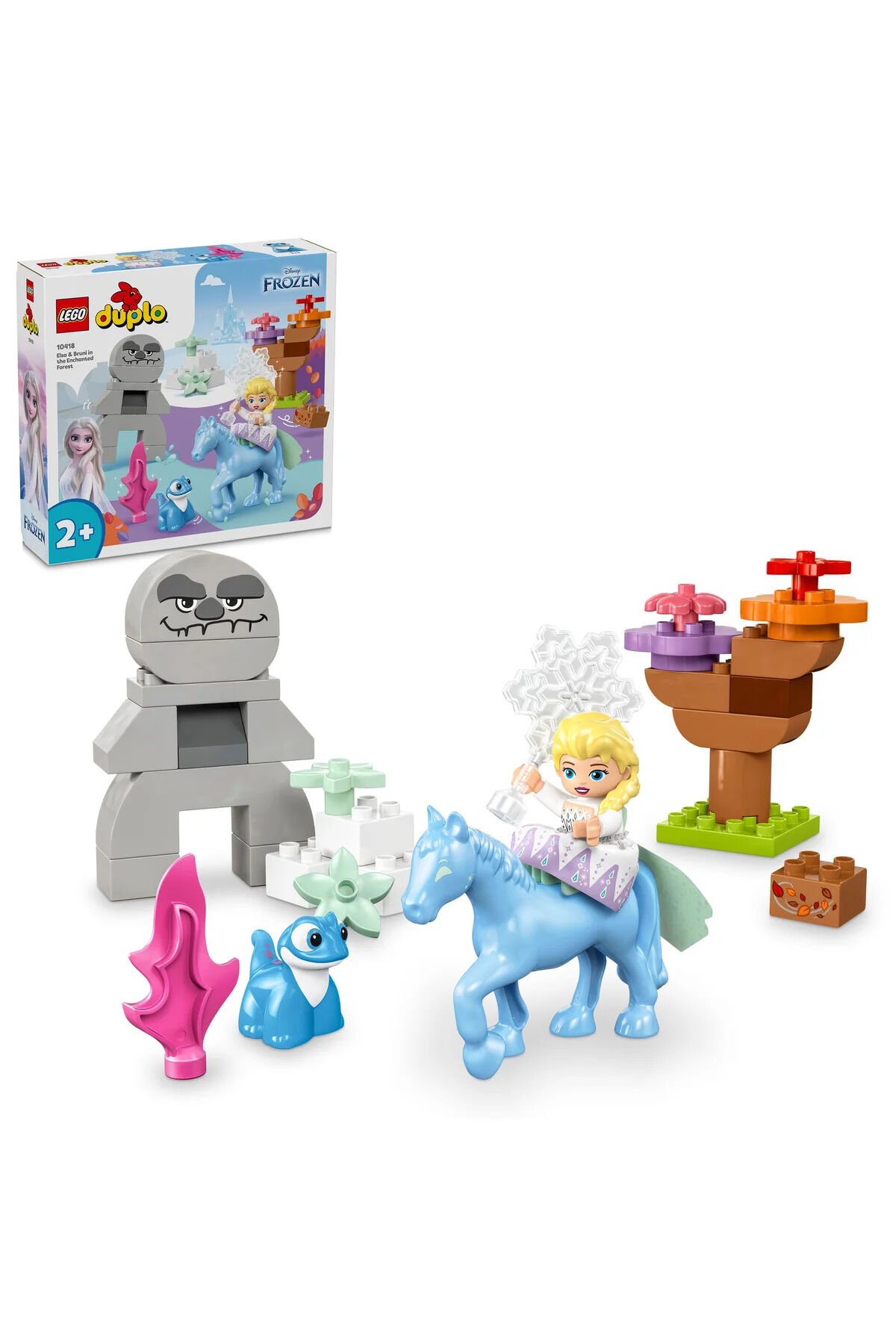 ® DUPLO® | Disney Elsa ve Bruni Büyülü Ormanda 10418 - 2+Eğitici Oyuncak Yapım Seti (31P)