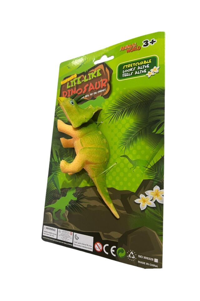 ESNEK HAYVANLAR DİNOZOR 2 ASORTİ ESNEK OYUNCAKLAR 17X8 CM