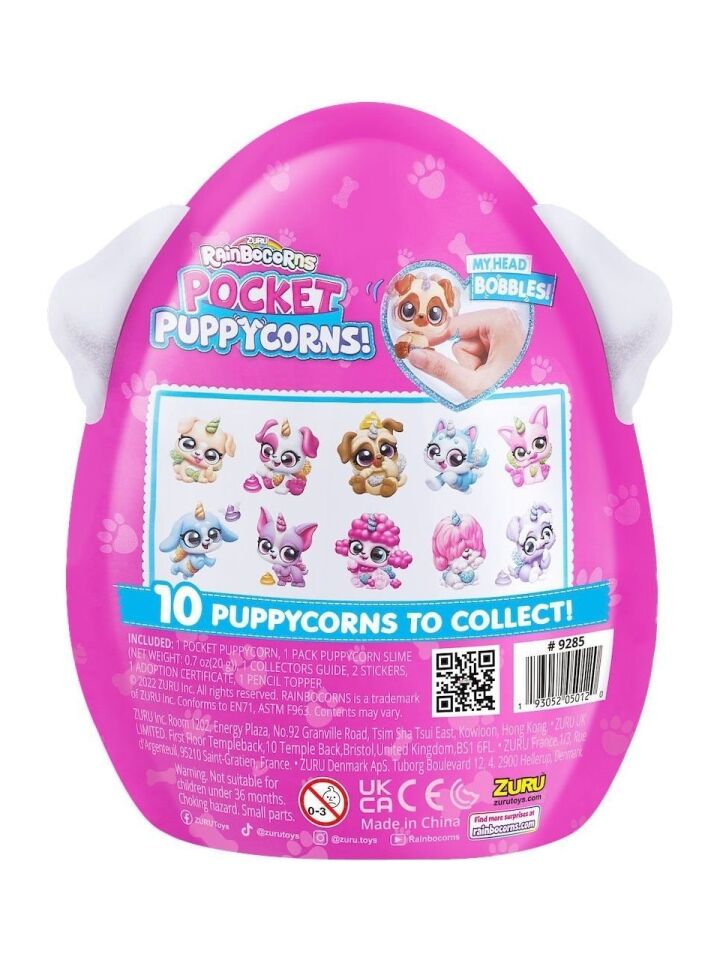 Zuru Rainbocorns Pocket Puppycorns 5 Sürpriz Mini Figür