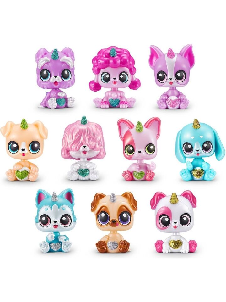 Zuru Rainbocorns Pocket Puppycorns 5 Sürpriz Mini Figür
