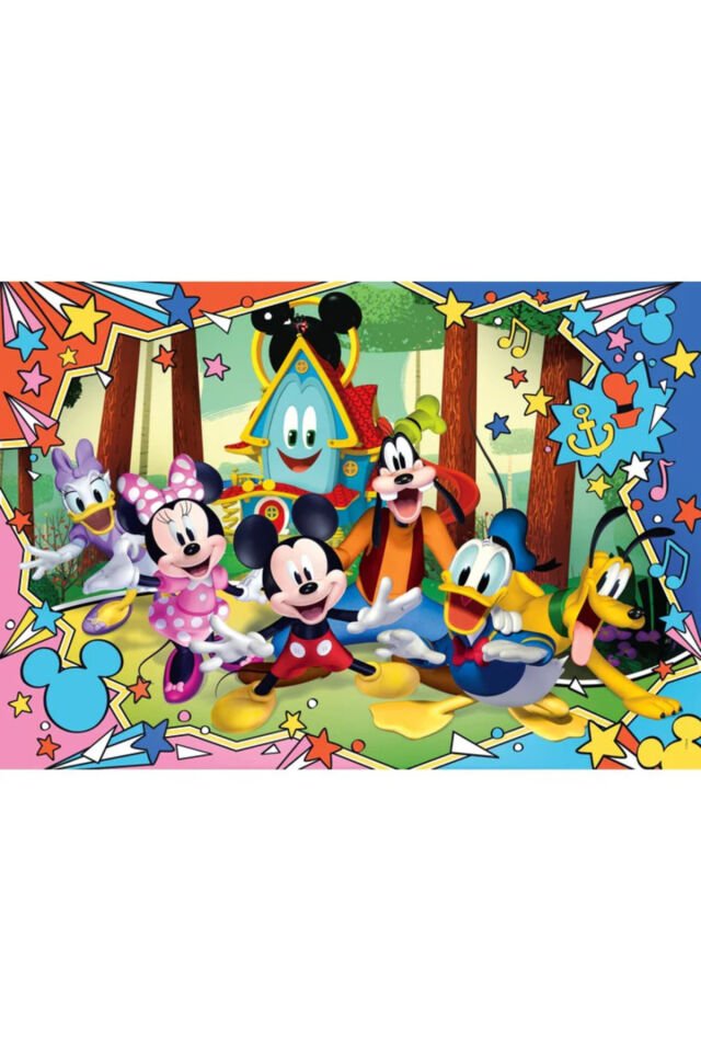 DISNEY JUNIOR MİCKEY PUZZLE 30 SUPER COLOR 33,5X23,5 CM YAP BOZ