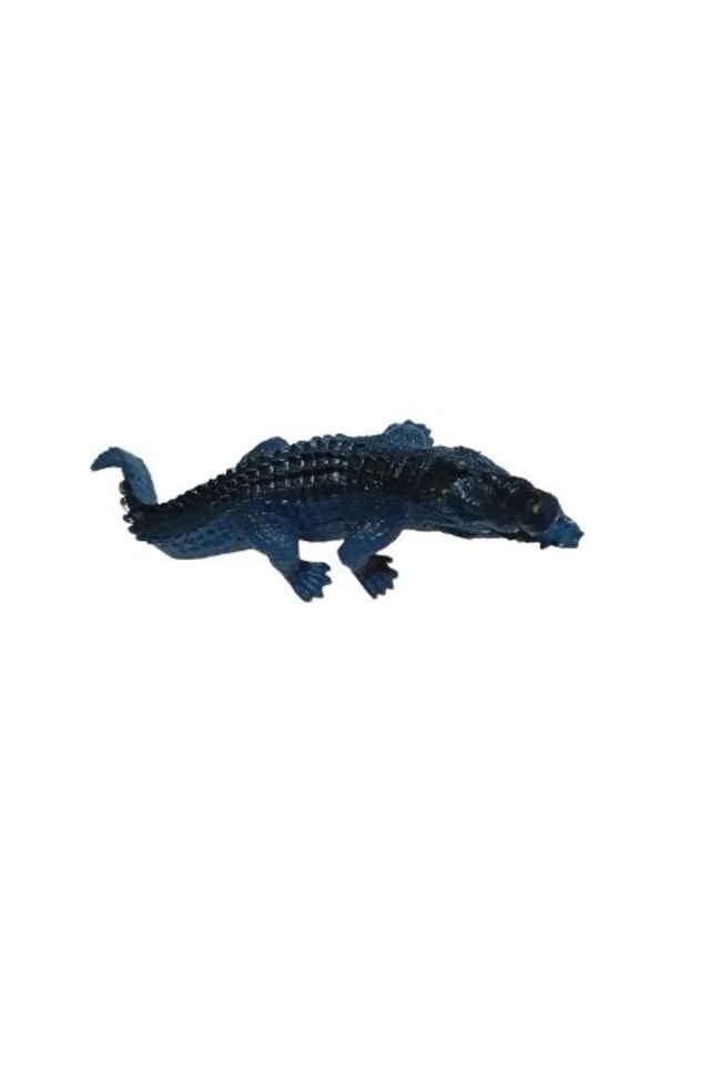 TİMSAH PVC ESNEK HAREKETLİ CROCODİLE 20 CM MAVİ TEKLİ