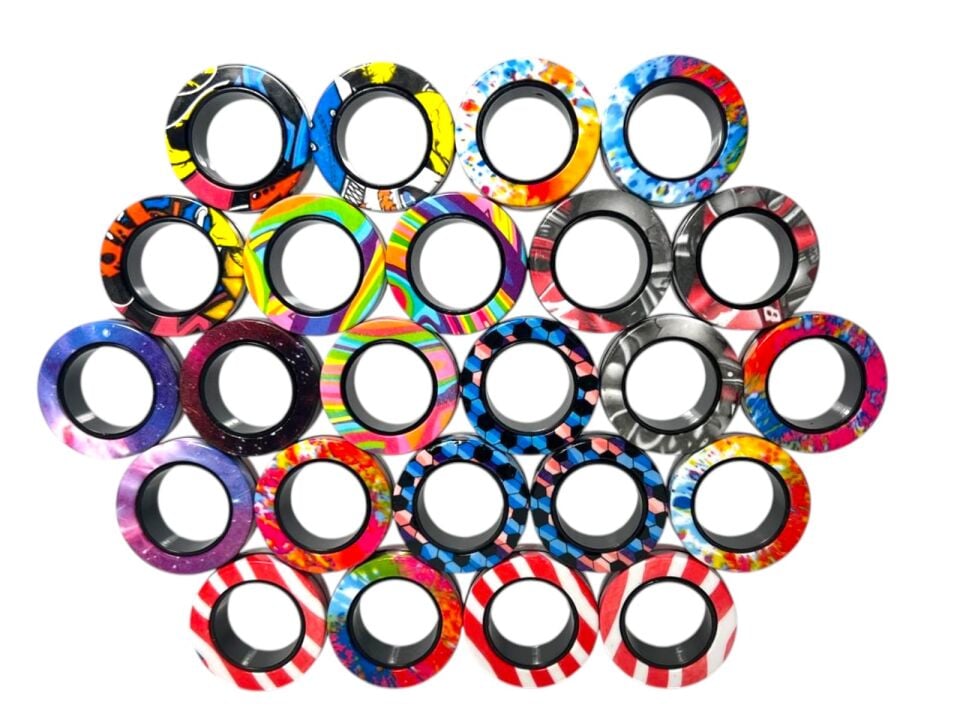 Manyetik parmak fidget stres oyuncağı finger fidget  3 lü yüzük