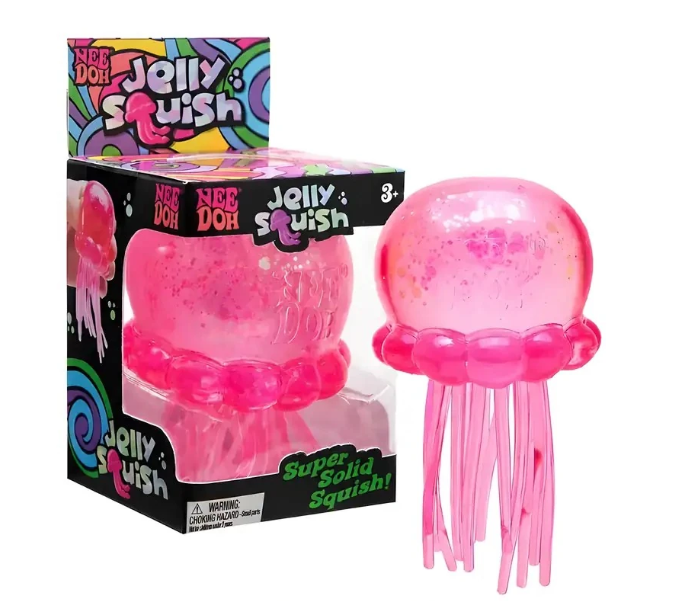 Nee-Doh jelly squishy deniz anası squishy parlak mor sar mor pembe