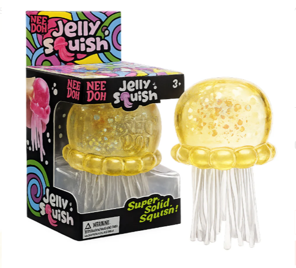 Nee-Doh jelly squishy deniz anası squishy parlak mor sar mor pembe