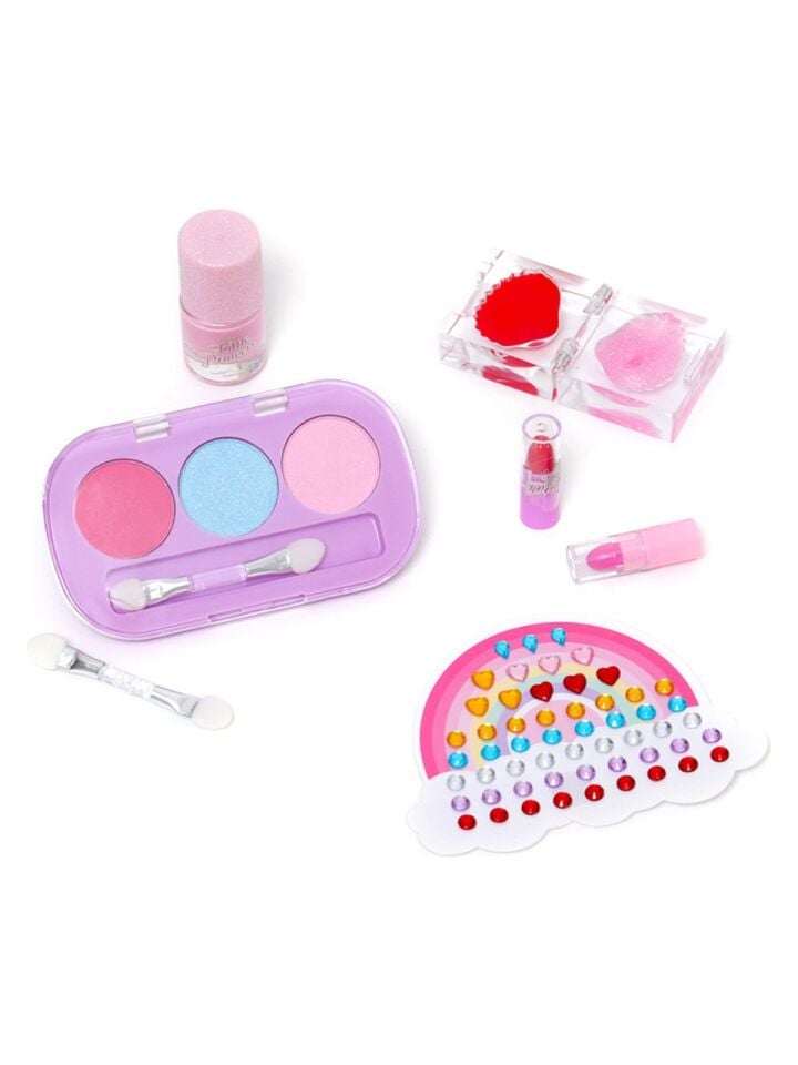 Bloomie Peluş Sırt Çantalı Sürülebilir Çocuk Makyaj Güzellik Seti