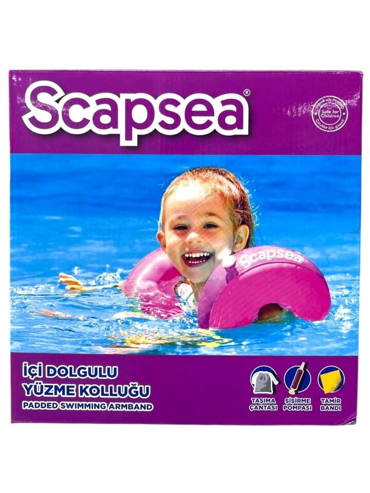 Scapsea  Çocuklar için içi dolgulu yüzmeye  yardımcı kolluk 10-40 kg 2-12 yaş