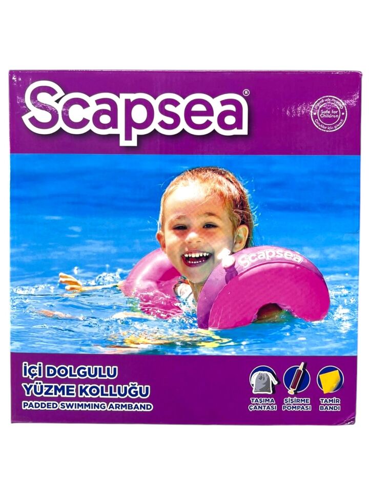 Scapsea  Çocuklar için içi dolgulu yüzmeye  yardımcı kolluk 10-40 kg 2-12 yaş