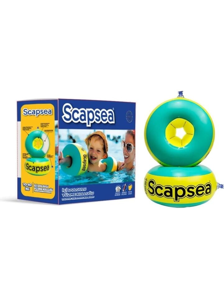 Scapsea  Çocuklar için içi dolgulu yüzmeye  yardımcı kolluk 10-40 kg 2-12 yaş