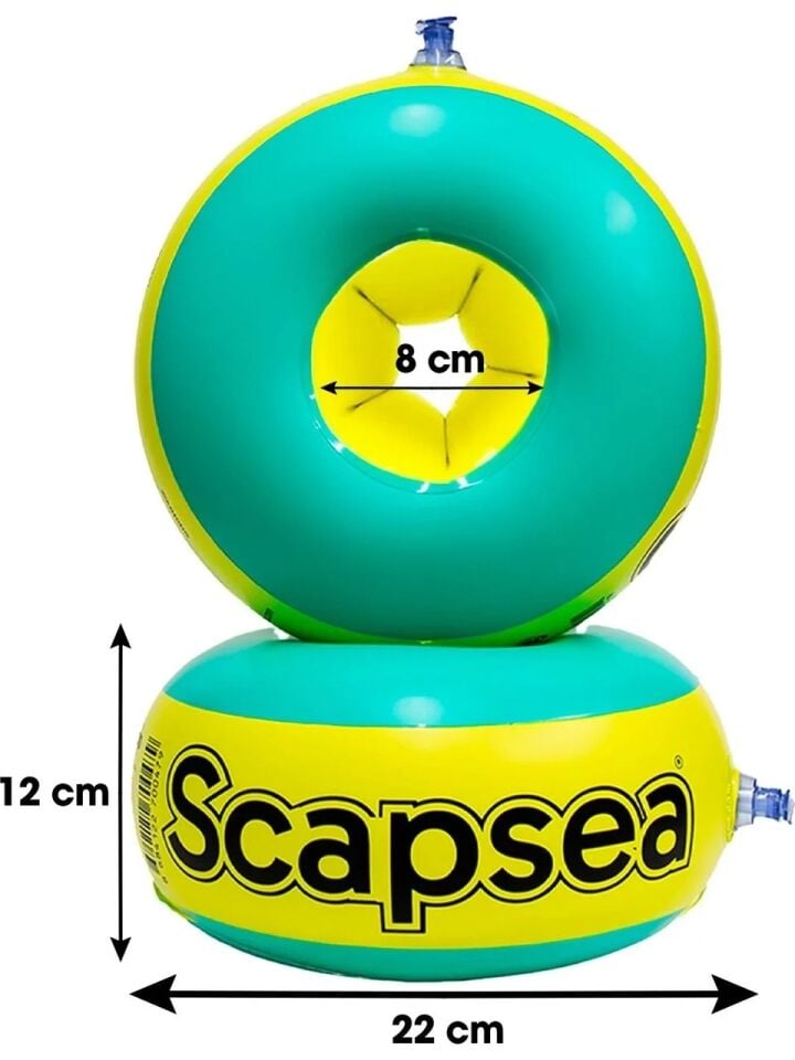 Scapsea  Çocuklar için içi dolgulu yüzmeye  yardımcı kolluk 10-40 kg 2-12 yaş