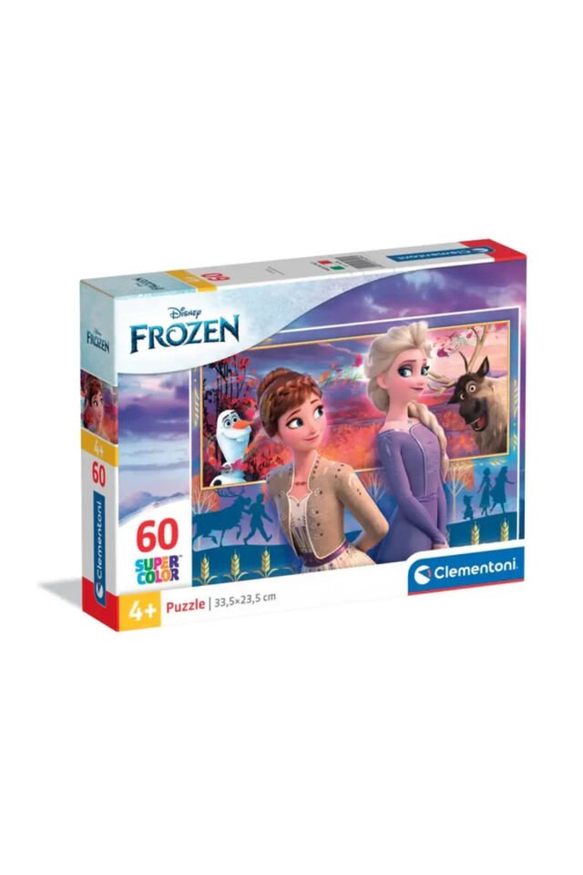 CLEMENTONİ DİSNEY FROZEN 60 PARÇA PUZZLE YAP BOZ SETİ 4+ SUPER COLOR