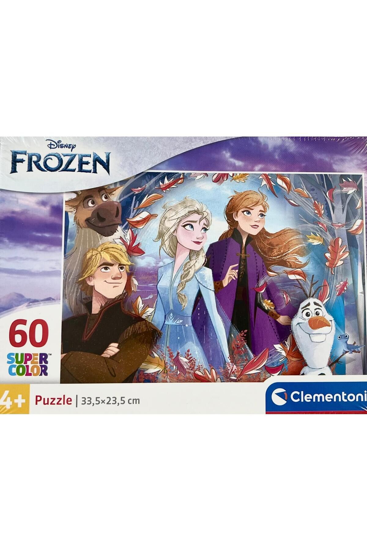 CLEMENTONİ DİSNEY FROZEN 60 PARÇA PUZZLE YAP BOZ SETİ 4+ SUPER COLOR