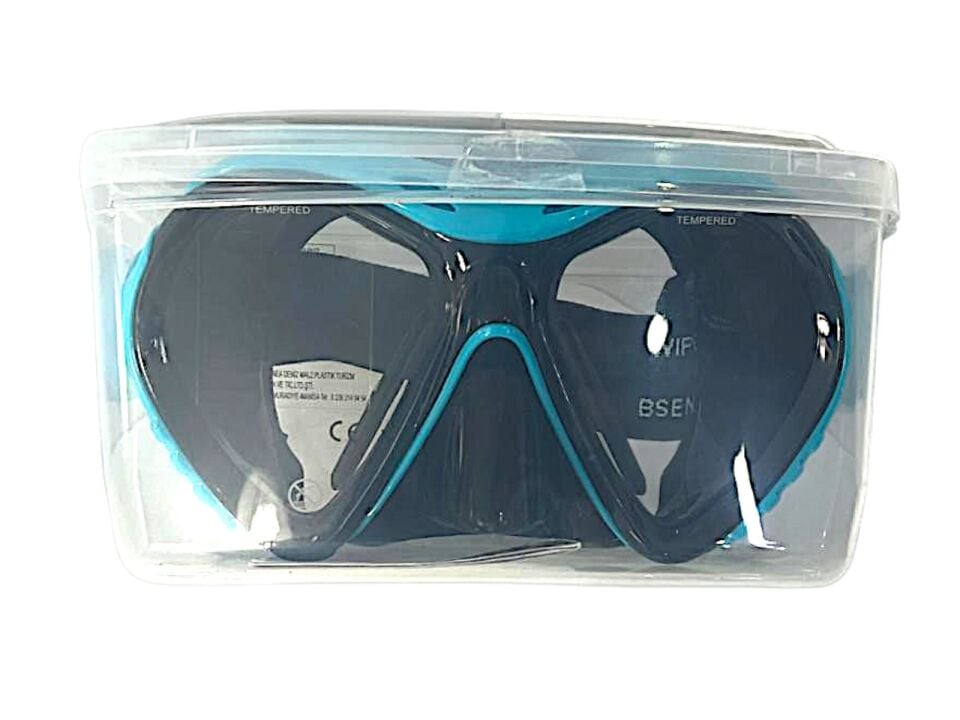 Apnea Wiper Mask Blue Mavi Dalış Maskesi Buğu Silecekli