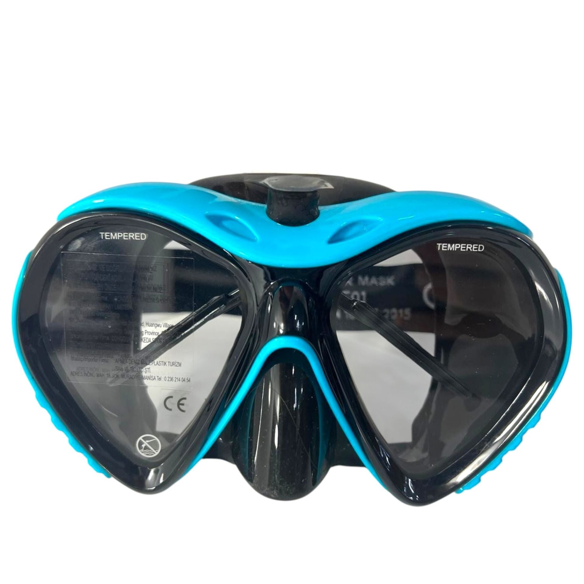 Apnea Wiper Mask Blue Mavi Dalış Maskesi Buğu Silecekli