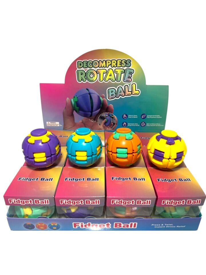 Fidget, spinner, ball bas döndür stres topu fidget oyuncak