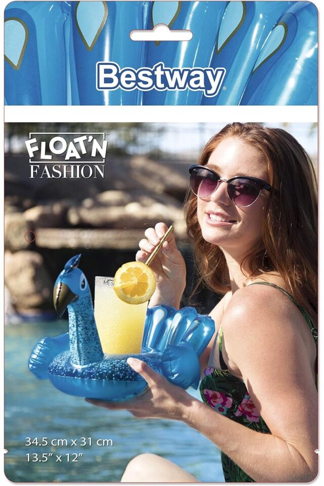 34127 PEACOCK MAVİ İÇECEK BARDAK TUTACAĞI 34,5 CM