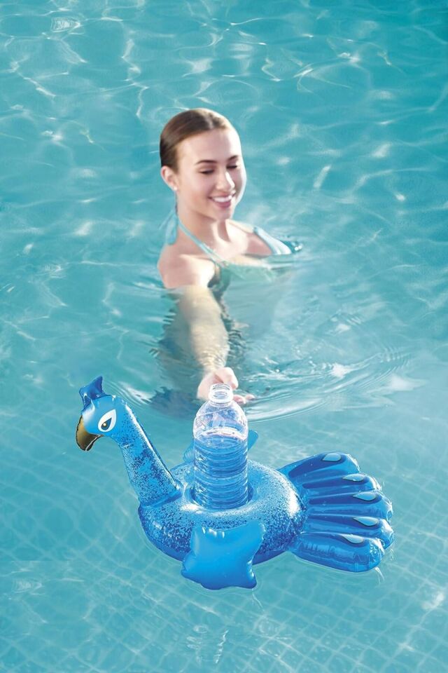 34127 PEACOCK MAVİ İÇECEK BARDAK TUTACAĞI 34,5 CM