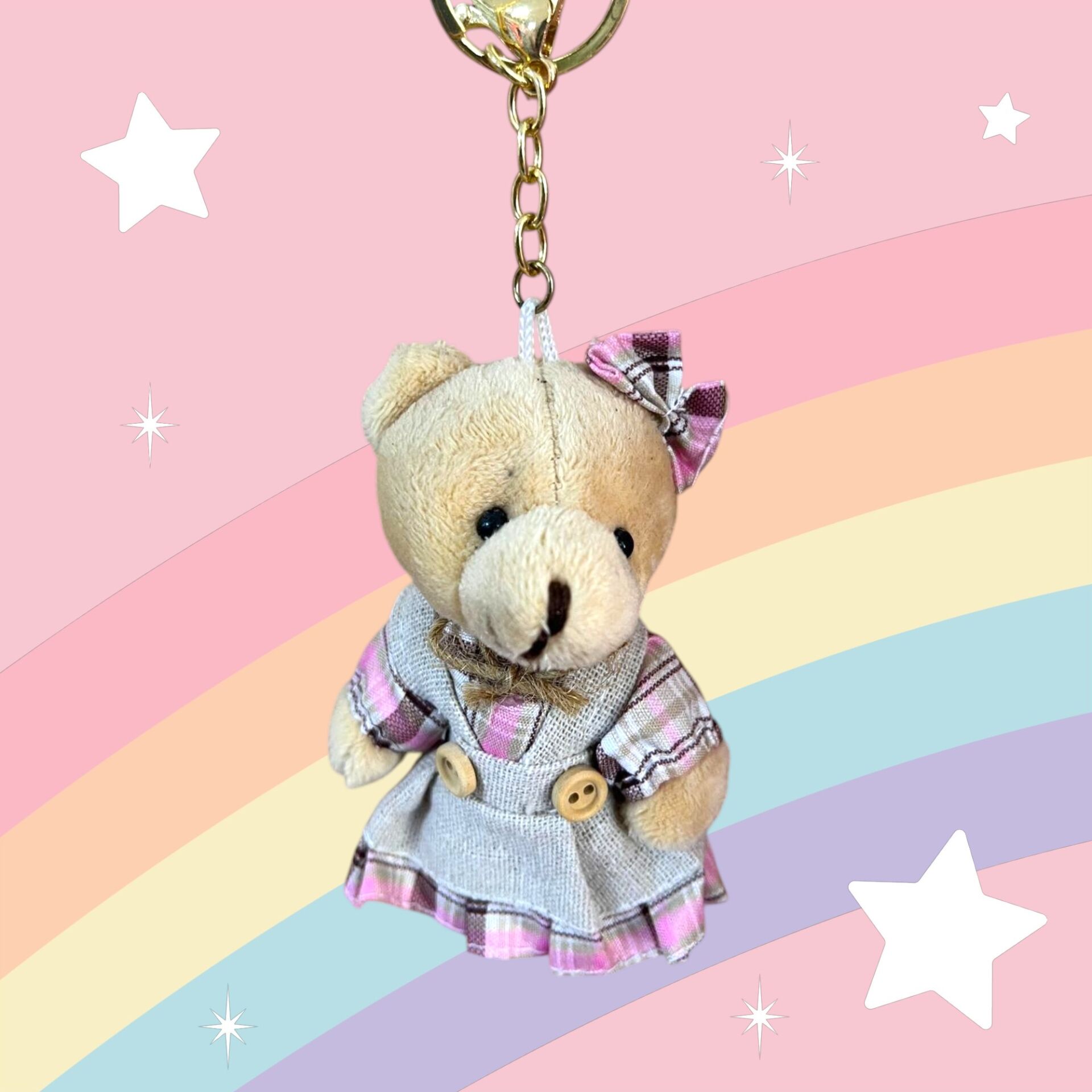 Peluş anahtarlık tavşan köpek ayı dino pony 10-13 cm
