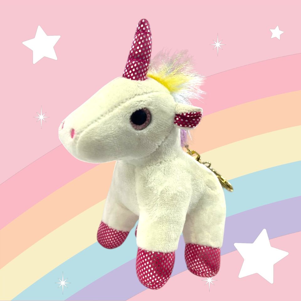 Peluş anahtarlık tavşan köpek ayı dino pony 10-13 cm