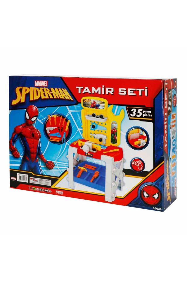 Spiderman Tezgahli Tami?r Seti? 35 Parça 73 Cm
