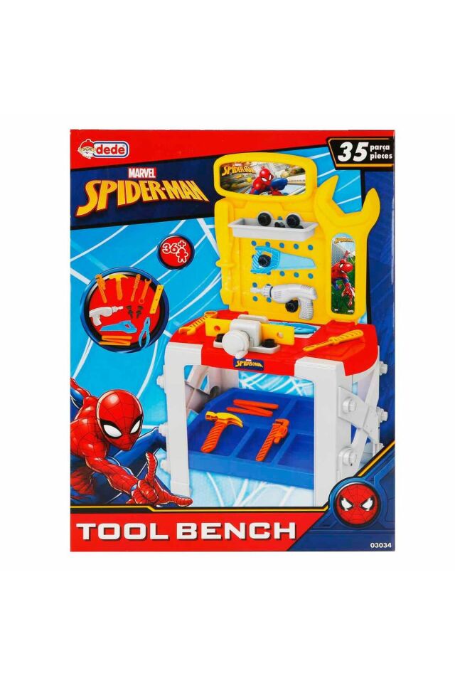 Spiderman Tezgahli Tami?r Seti? 35 Parça 73 Cm