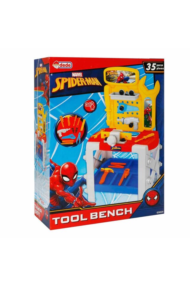 Spiderman Tezgahli Tami?r Seti? 35 Parça 73 Cm