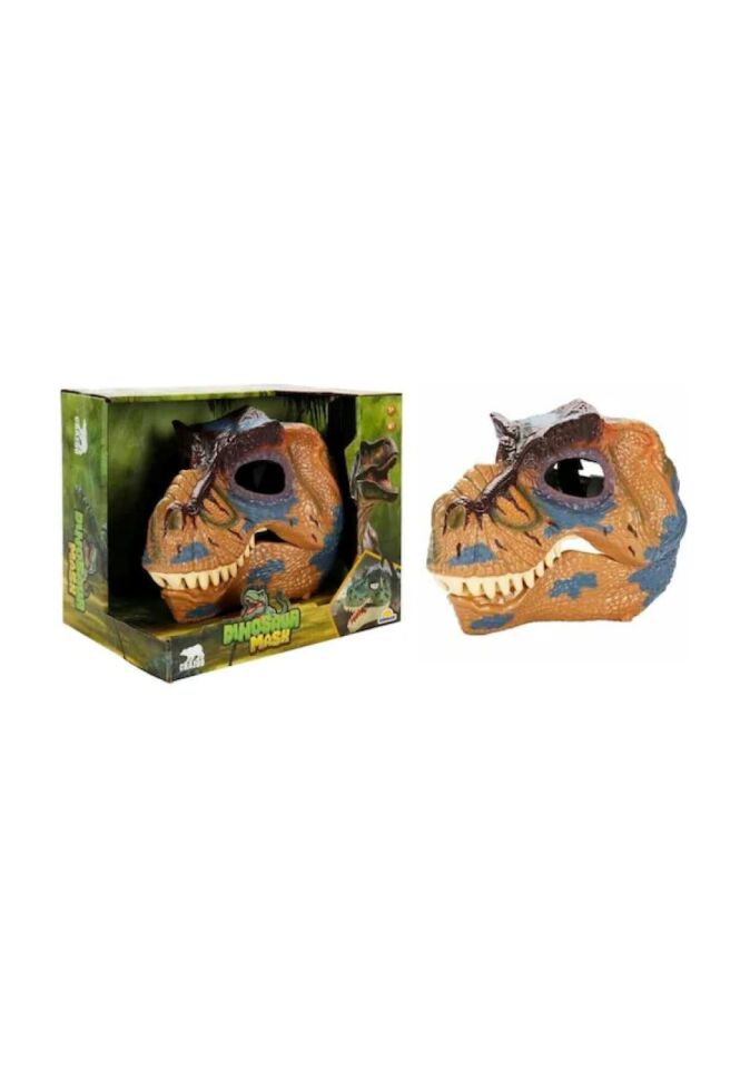 Sunman Crazoo Dinazor Maskesi Dinosaur Mask Sesli Ayarlanabilir Gerçekçi +3 yaş