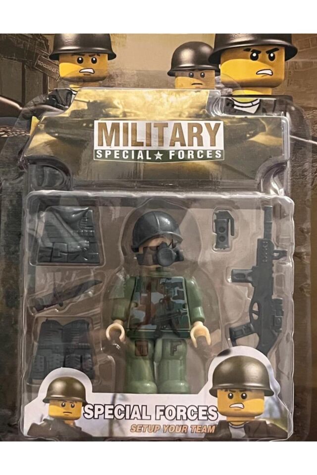 ASKER KARAKTER SETİ ARAÇ VE GEREÇLERİ MILITARY FORCES