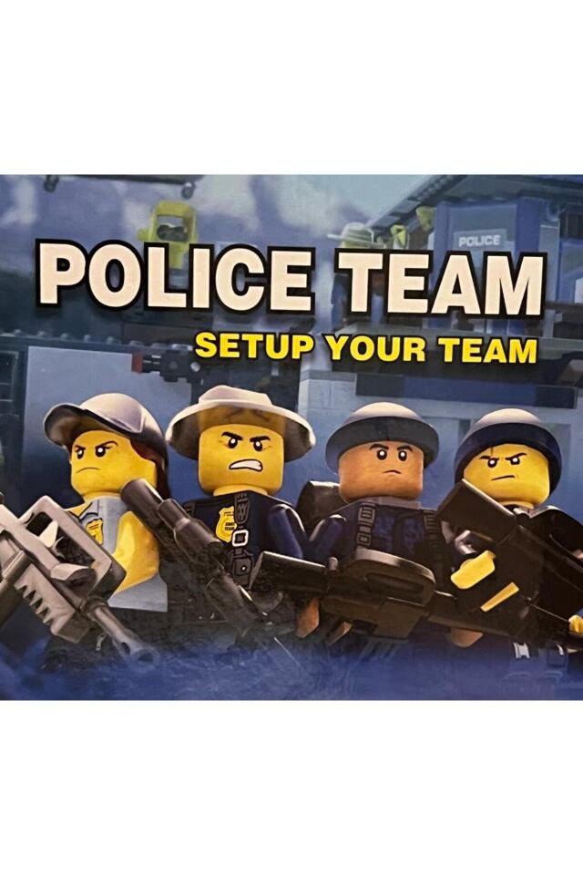 Yapı Oyuncak KARAKTERİ POLİS SETİ ARAÇ GEREÇLERİ POLİCE TEAM