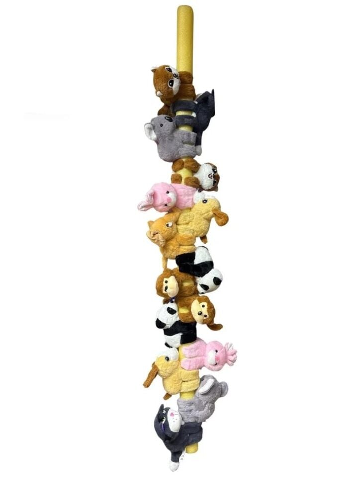 Peluş Hayvanlar 16 cm bileğe takılan sarılan renkli