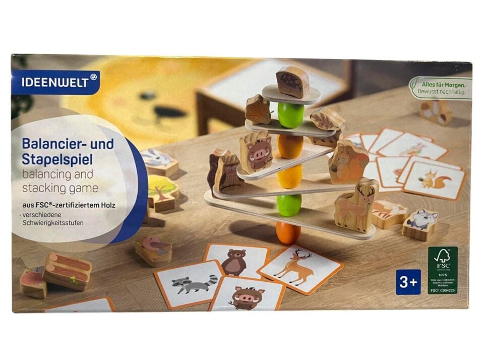 Ideenwelt Ahşap Denge Oyuncağı 29 Parça 18 kart
