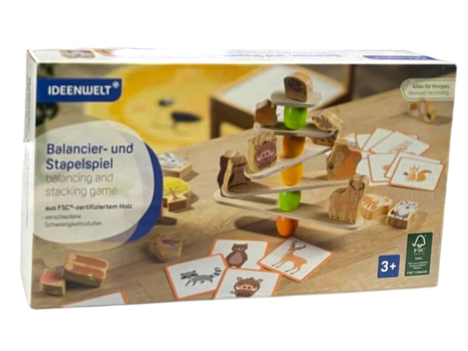 Ideenwelt Ahşap Denge Oyuncağı 29 Parça 18 kart