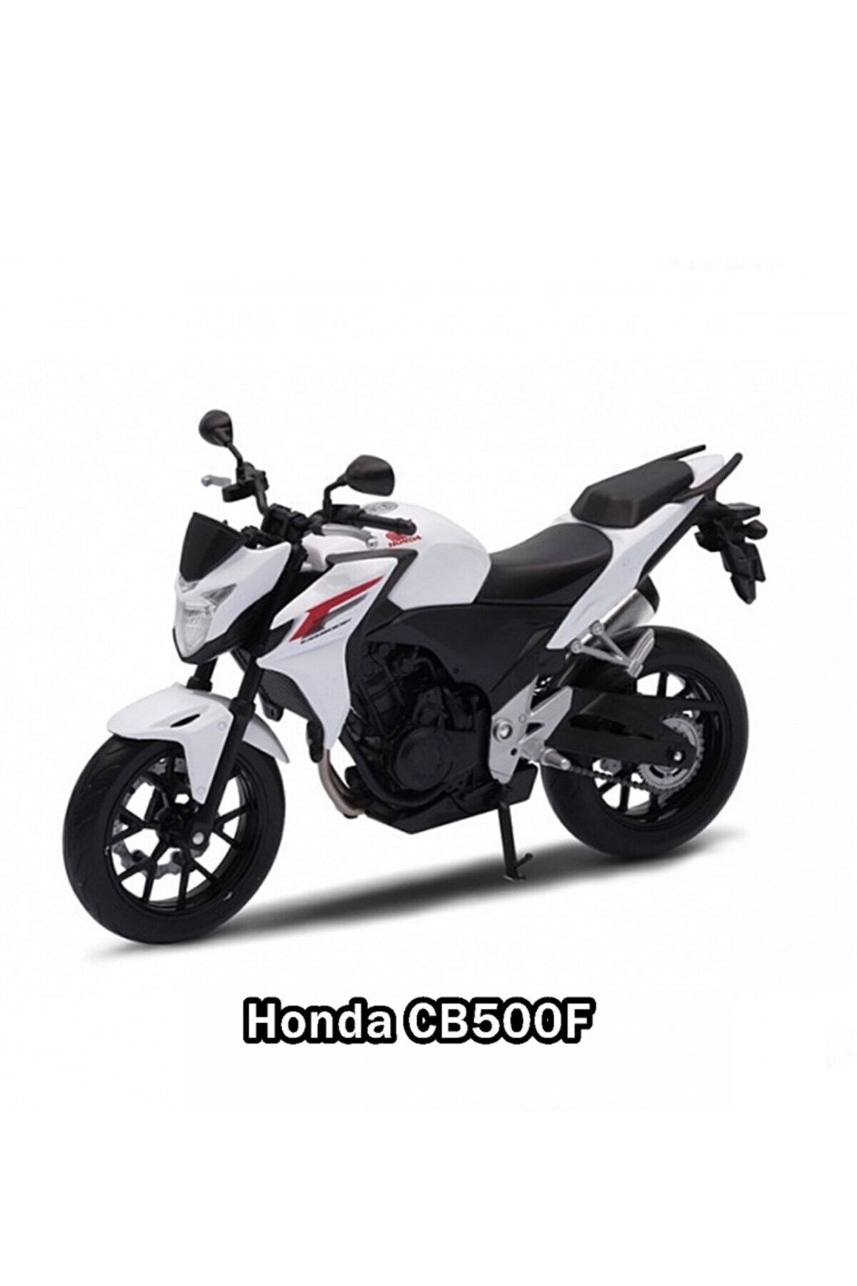 WELLY HONDA CB500F BEYAZ METAL 1:10 ÖLÇEK DİE CAST KOLEKSİYON ARACI