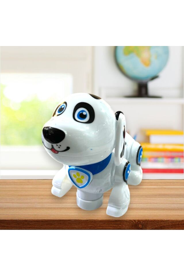 Işıklı sesli ve hareketli sevimli köpek 18x14 cm