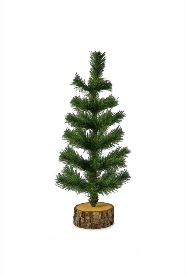 Snow Glow Prime Kütüklü Yılbaşı Çam Ağacı 30 Cm 39 Dal