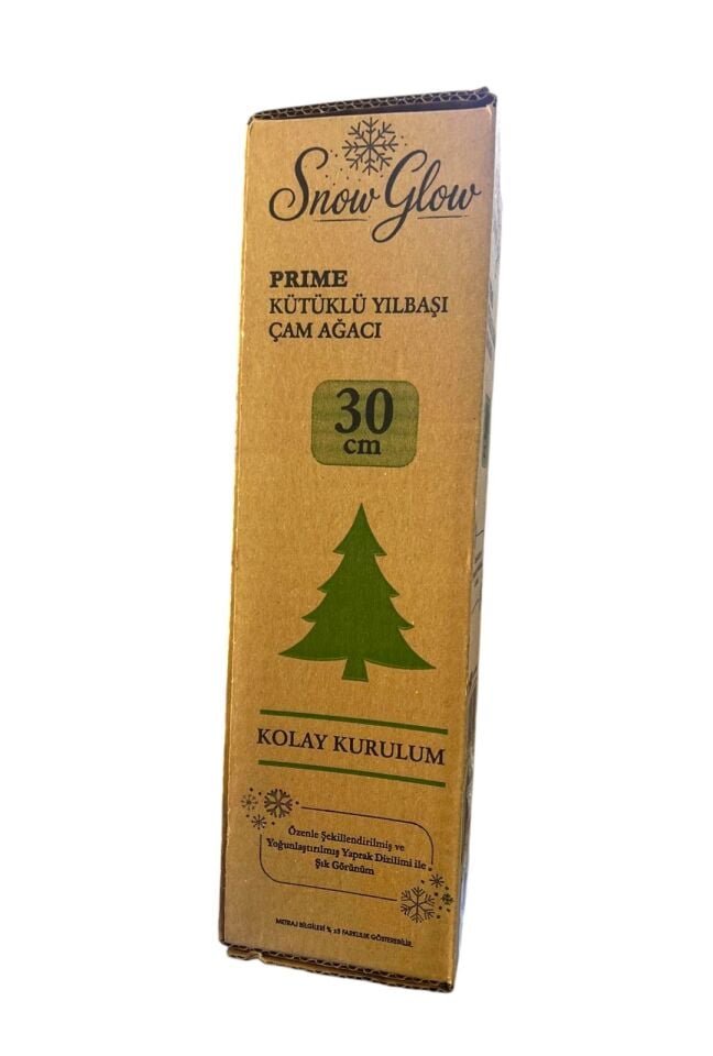 Snow Glow Prime Kütüklü Yılbaşı Çam Ağacı 30 Cm 39 Dal
