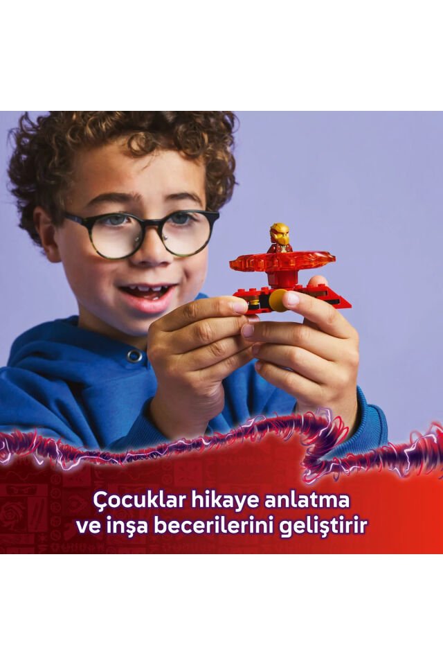 ® NINJAGO® Kai’nin Ejderha Spinjitzu Topacı 71823 - 6+ Yaratıcı Oyuncak Yapım Seti (54P)