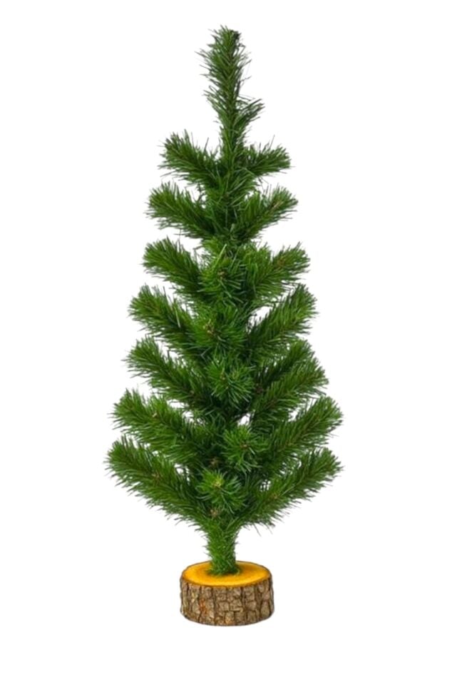 Snow Glow Prime Kütüklü Yılbaşı Çam Ağacı 60 Cm 55 Dal