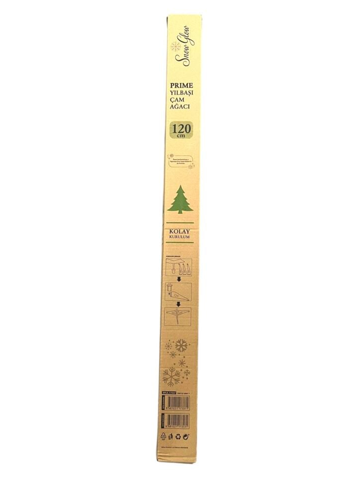 Snow Glow Prime Yılbaşı Çam Ağacı 120 Cm 115 Dal - Dekoratif Yeni Yıl Ağacı
