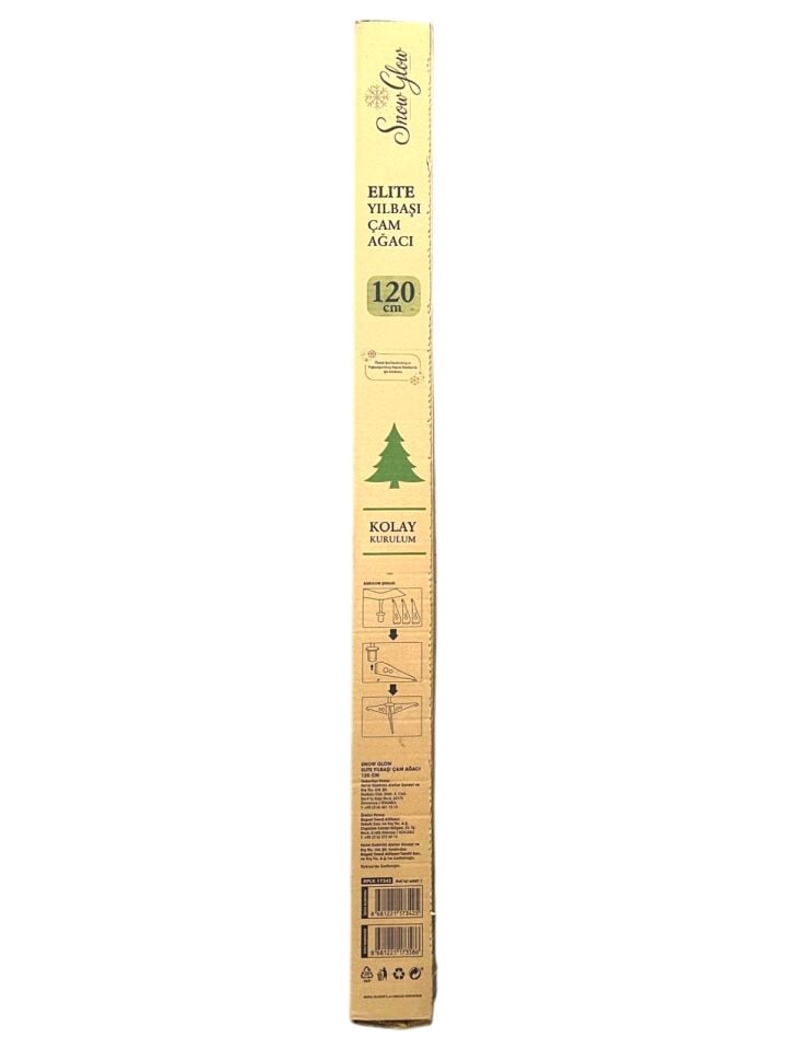 Snow Glow Elite Yılbaşı Çam Ağacı 120 cm 115 Dal – Dekoratif Yeni Yıl Ağacı