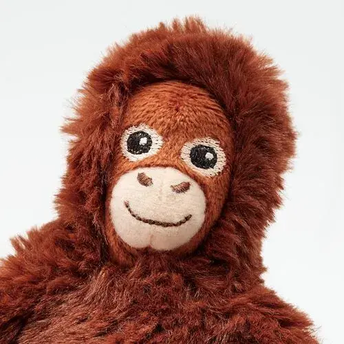 IKEA djungelskog kahverengi orangutan yumuşak oyuncak 20 cm