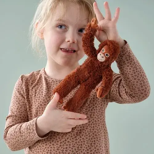 IKEA djungelskog kahverengi orangutan yumuşak oyuncak 20 cm