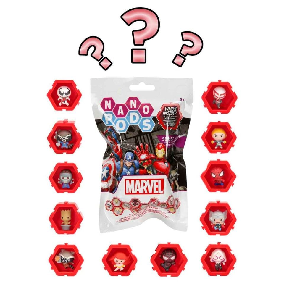 Marvel Nano Pods Sürpriz Figür Paketi S2 (3 adet)