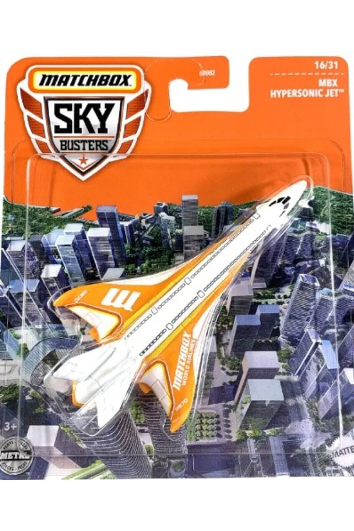 SKY BUSTERS METAL MBX HYPERSONIC JET UÇAK HWX79